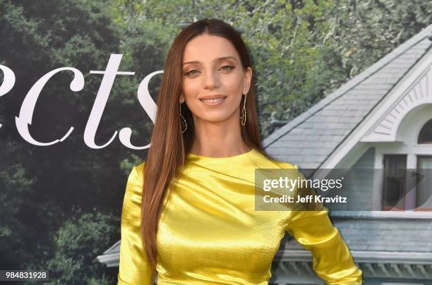 Angela Sarafyan attends HBO's Sharp Objects Los Angeles premiere at ArcLight Cinerama Dome on June 26, 2018 in Hollywood, California.