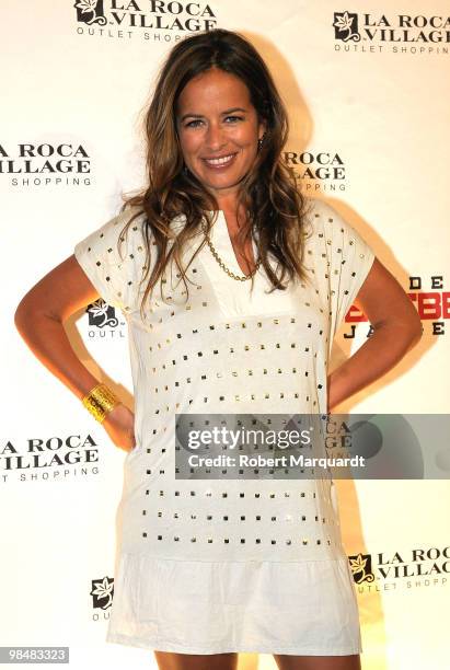 Jade Jagger, the new fashion consultant for La Roca Village Barcelona, poses on April 15, 2010 in Barcelona, Spain.