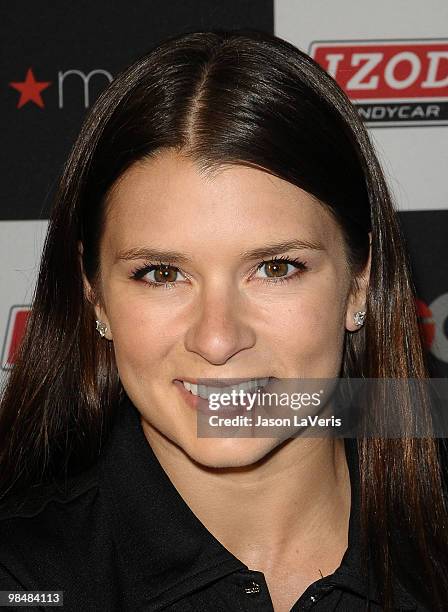 Auto racing driver Danica Patrick attends the Grand Prix kickoff event at Macy's South Coast Plaza on April 14, 2010 in Costa Mesa, California.