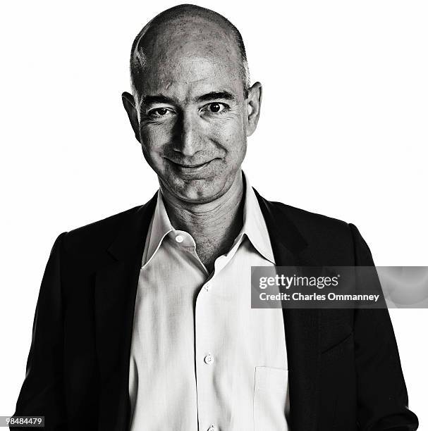 Jeff Bezos, Amazon.com chairman and founder, at a portrait session in Seattle, Washington, on November 18 photographed for Newsweek.