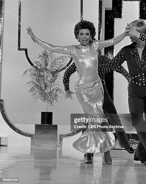 Guest star Rita Moreno on "The Carol Bunett Show" on November 21, 1975 in Los Angeles, California.