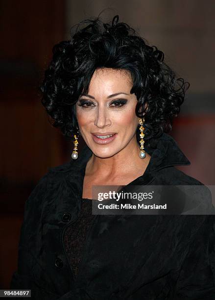 Nancy Dell'Olio attends the private view of the Grace Kelly: Style Icon exhibition at Victoria & Albert Museum on April 15, 2010 in London, England.