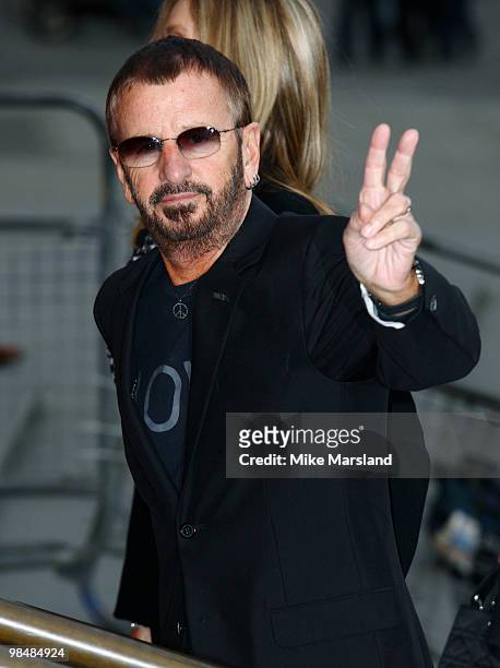 Ringo Starr attends the private view of the Grace Kelly: Style Icon exhibition at Victoria & Albert Museum on April 15, 2010 in London, England.