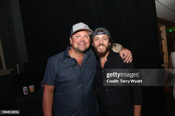 Storme Warren and Chris Janson attend the 5th Annual Georgia On My Mind presented by Gretsch at Ryman in Nashville at Ryman Auditorium on June 26,...