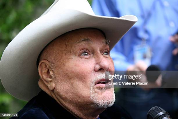 Actor Tony Curtis attends Hollywood Chamber Of Commerce 89th Annual Installation & Awards Luncheon on April 15, 2010 in Hollywood, California.