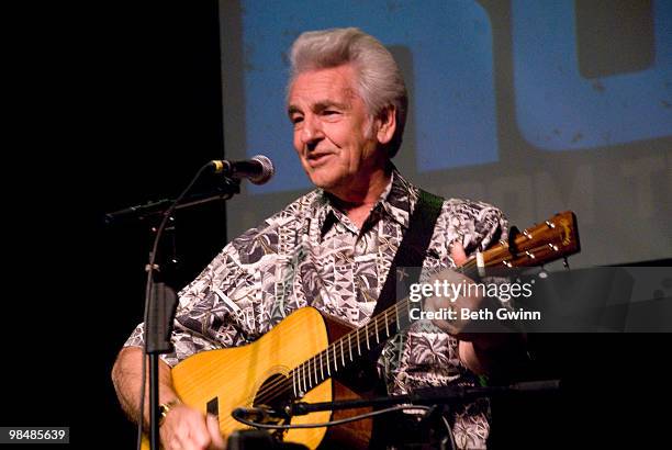 Del McCoury performs onstage at The Loveless Barn on April 14, 2010 in Nashville, Tennessee.