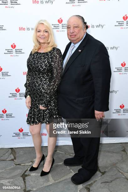 Margo Catsimatides and John Catsimatides attend the 22nd Annual Hamptons Heart Ball on June 23, 2018 in South Hampton, New York.