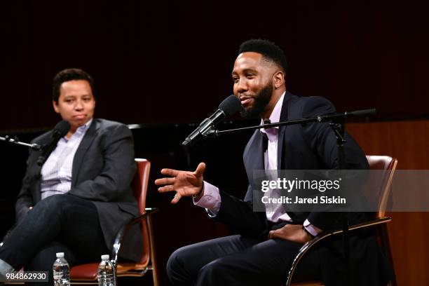 Lydia Polgreen and Ndaba Mandela attend In Conversation With Lydia Polgreen, Editor-in-Chief, HuffPost and Ndaba Mandela, Grandson Of Nelson Mandela...