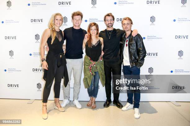 Judo athletet Julia Dorny, German actor Artjom Gilz, German actress Claudia Eisinger, blogger David Roth and German actor Constantin von Jascheroff...