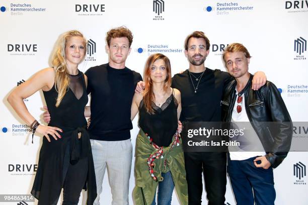 Judo athletet Julia Dorny, German actor Artjom Gilz, German actress Claudia Eisinger, blogger David Roth and German actor Constantin von Jascheroff...