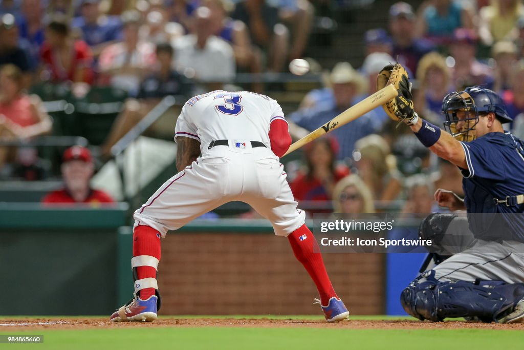 MLB: JUN 26 Padres at Rangers