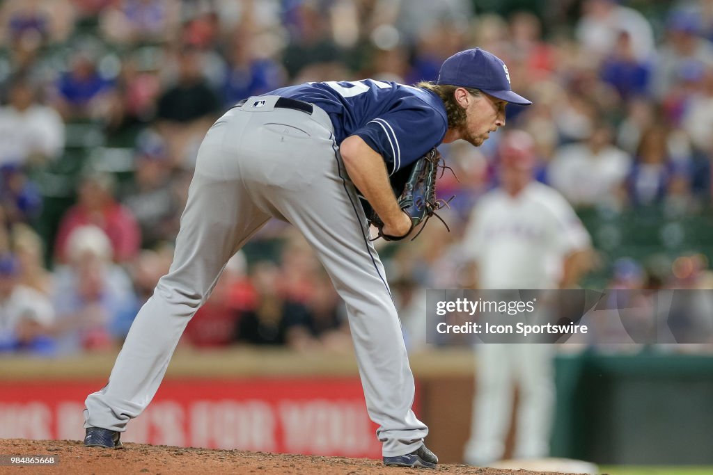 MLB: JUN 26 Padres at Rangers