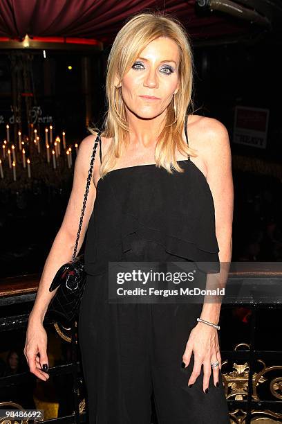 Michelle Collins arrives at the world premiere afterparty of 'The Heavy' held at Cafe De Paris on April 15, 2010 in London, England.