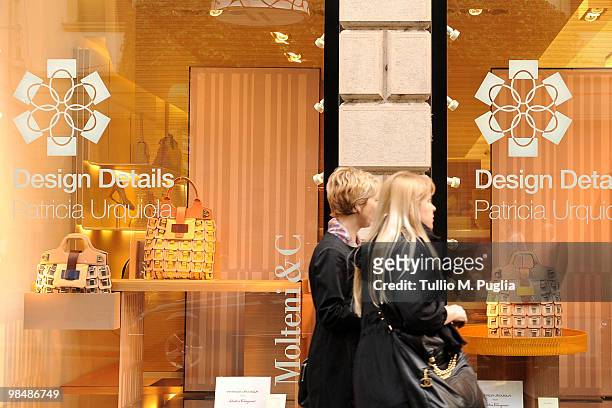 General atmosphere during "Design Details" by Molteni & C and Salvatore Ferragamo on April 15, 2010 in Milan, Italy.