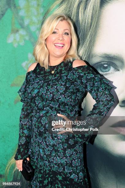 Jennifer Aspen attends the premiere of HBO's 'Sharp Objects' at The Cinerama Dome on June 26, 2018 in Los Angeles, California.