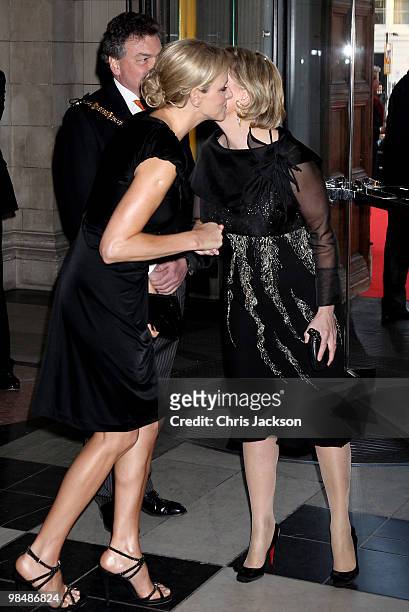 Charlene Wittstock and Sophie, Countess of Wessex attend the private view of the exhibition Grace Kelly: Style Icon at the Victoria & Albert Museum...