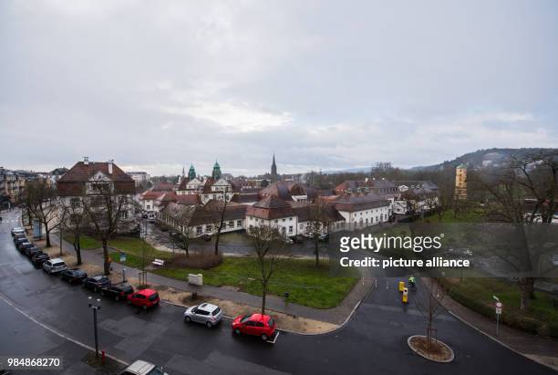 View of the historical spa facility in Bad Nauheim, Germany, 19 January 2018. The spa city will decide over the planning for a new thermal bath on...