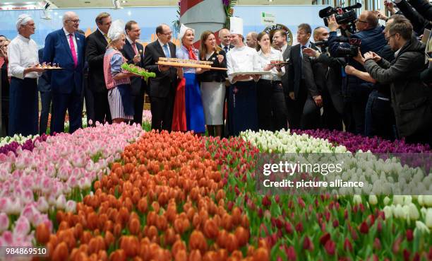 With much media attention, Federal Minister of Agriculture, Christian Schmidt of the Christian Social Union opens the 83rd International Green Week...