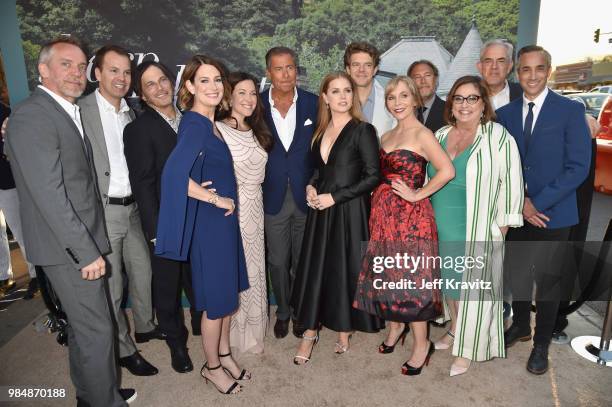 Jean-Marc Vallee, President of HBO Programming Casey Bloys, Nathan Ross, Gillian Flynn, Jessica Rhoades, Chairman and CEO of HBO Richard Plepler, Amy...