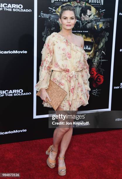 Jennifer Morrison attends Columbia Pictures' "Sicario: Day Of The Soldado" Premiere at Westwood Regency Theater on June 26, 2018 in Los Angeles,...