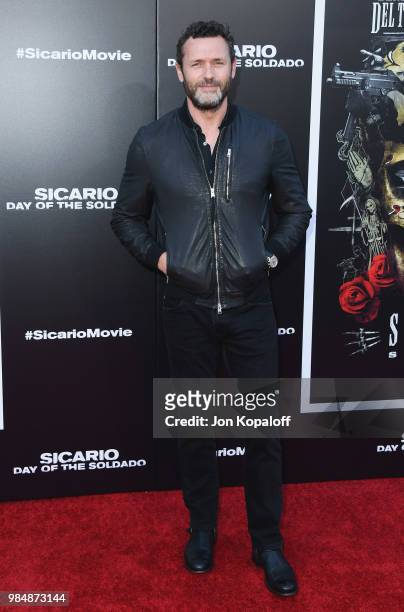Jason O'Mara attends Columbia Pictures' "Sicario: Day Of The Soldado" Premiere at Westwood Regency Theater on June 26, 2018 in Los Angeles,...