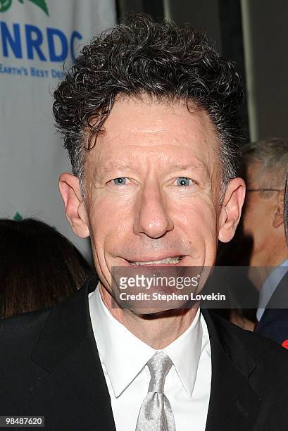 Singer/songwriter Lyle Lovett attends the Natural Resources Defense Council's 12th annual "Forces for Nature" gala benefit at Pier Sixty at Chelsea...