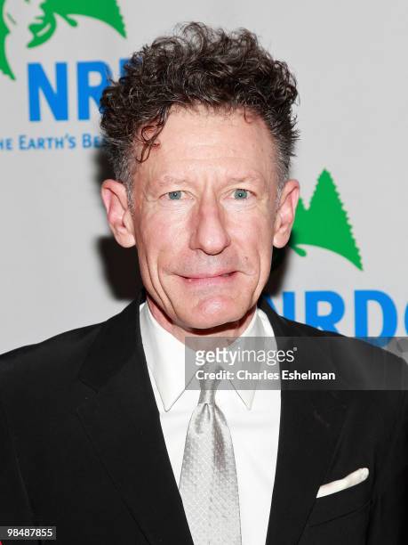 Singer/songwriter Lyle Lovett attends the 12th annual "Forces for Nature" gala benefit at Pier Sixty at Chelsea Piers on April 15, 2010 in New York...