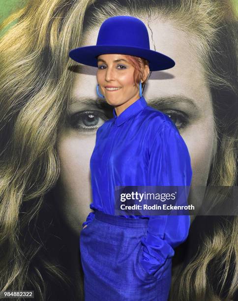 Noomi Rapace attends the Los Angeles premiere of the HBO limited series "Sharp Objects" at ArcLight Cinemas Cinerama Dome on June 26, 2018 in...