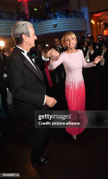 Actress Uschi Glas and her husband Dieter Hermann celebrating at the 45th German Film Ball in the Bayerischer Hof in Munich, Germany, 20 January...