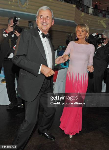 Actress Uschi Glas and her husband Dieter Hermann celebrating at the 45th German Film Ball in the Bayerischer Hof in Munich, Germany, 20 January...
