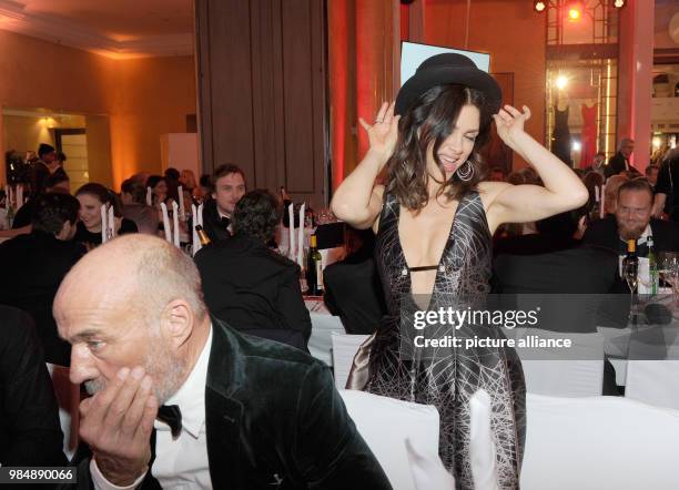 Actor Heiner Lauterbach and his wife Viktoria celebrating at the 45th German Film Ball in the Bayerischer Hof in Munich, Germany, 20 January 2018....