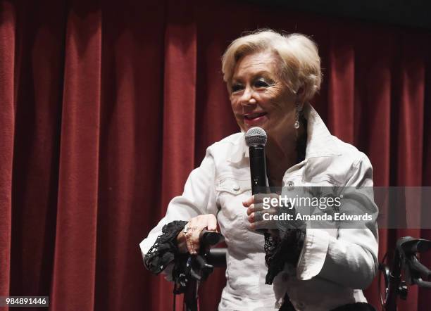 Actress, dancer and singer Mitzi Gaynor attends the 60th anniversary screening of "South Pacific" hosted by the TCL Chinese Theatre at the TCL...