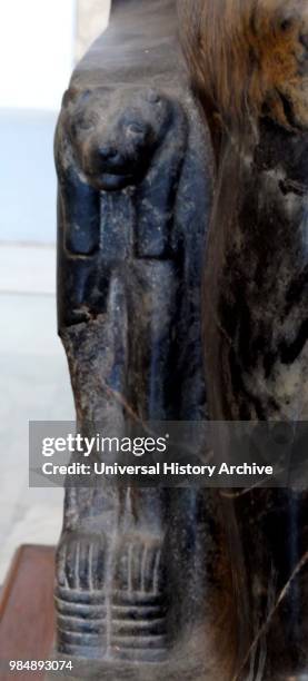 Diorite statue of King Cephren. Builder of the second Pyramid at Giza. Egypt. Khafra. Khafre. Khefren or Cephren) was an ancient Egyptian king of 4th...