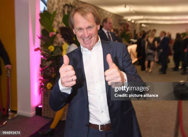 Former downhill racing legend Markus Wasmeier attends the 'Kitz Race Club Party' in Kitzbuehl, Austria, 20 January 2018. The Kitz Race Club Party is...