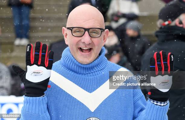 President of the International Bobsleigh and Skeleton Federation , Ivo Ferriani pictured during the Race of Champions as part of the Bobsleigh World...
