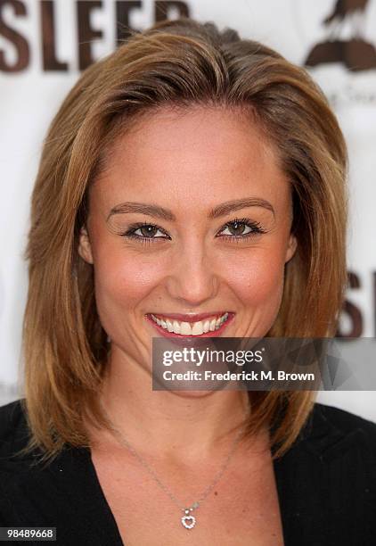 Actress Lauren C. Mayhew attends the "In My Sleep" film premiere at the Arclight Hollywood on April 15, 2010 in Los Angeles, California.