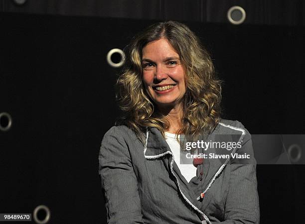 Actress Sandy McLeod attends a panel after the special screening of "Variety" at the IFC Center on April 15, 2010 in New York City.