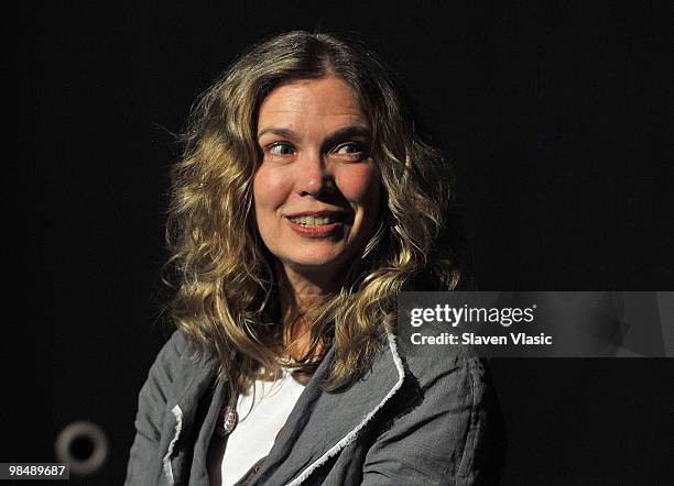 Actress Sandy McLeod attends a panel after the special screening of "Variety" at the IFC Center on April 15, 2010 in New York City.