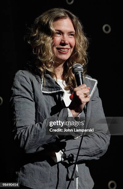 Sandy McLeod attends a special screening of "Variety" at the IFC Center on April 15, 2010 in New York City.