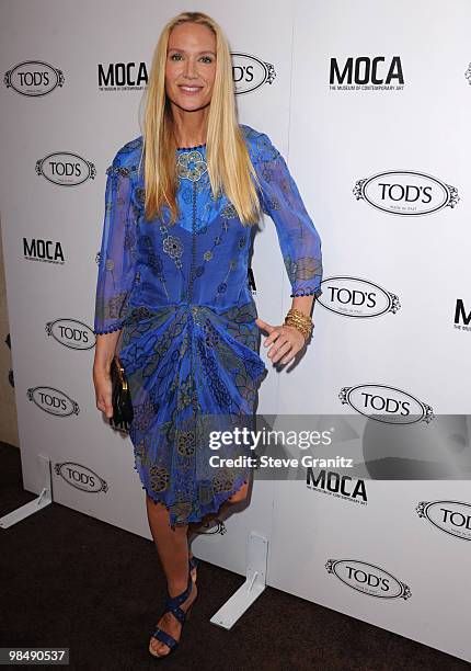 Kelly Lynch attends the Tod's Beverly Hills Reopening To Benefit MOCA at Tod's Boutique on April 15, 2010 in Beverly Hills, California.