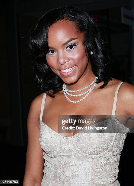 Recording artist LeToya Luckett attends an evening to benefit Heal the Bay hosted by La Perla on April 15, 2010 in Malibu, California.