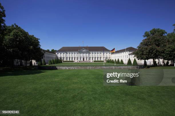 schloss bellevue (bellevue castle) - berlin, germany - bellevue skyline 個照片及圖片檔