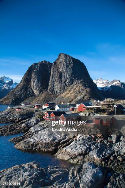 Norway, Lofoten Islands: village of Hamnoy.