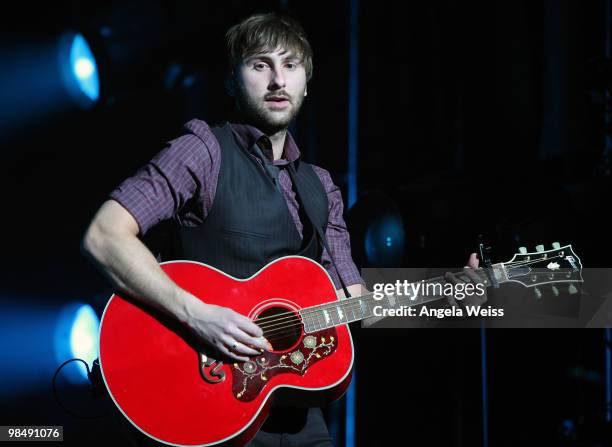 Musician Dave Haywood of Lady Antebellum performs at The Wiltern on April 15, 2010 in Los Angeles, California.