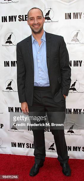 Actor Tony Hale attends the "In My Sleep" film premiere at the Arclight Hollywood on April 15, 2010 in Los Angeles, California.