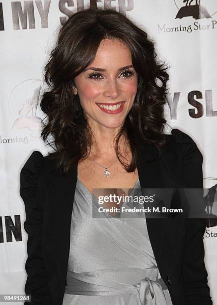Actress Abigail Spencer attends the "In My Sleep" film premiere at the Arclight Hollywood on April 15, 2010 in Los Angeles, California.