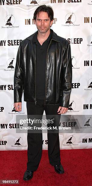 Actor Devin Reeve attends the "In My Sleep" film premiere at the Arclight Hollywood on April 15, 2010 in Los Angeles, California.