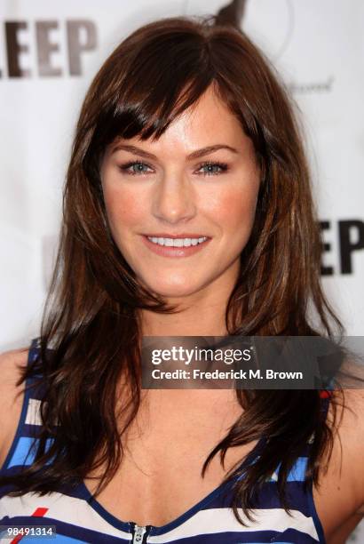 Actress Kelly Overton attends the "In My Sleep" film premiere at the Arclight Hollywood on April 15, 2010 in Los Angeles, California.