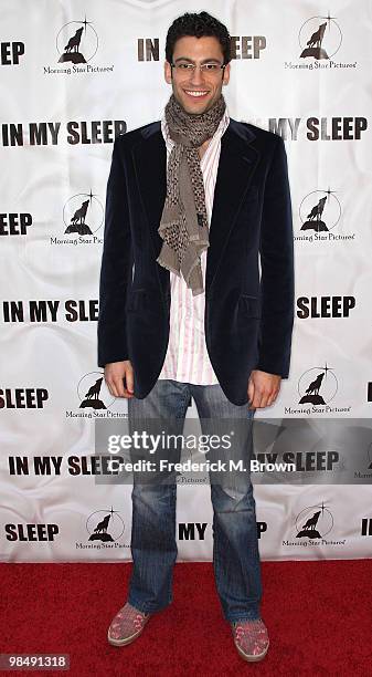 Actor Adam Tsekhman attends the "In My Sleep" film premiere at the Arclight Hollywood on April 15, 2010 in Los Angeles, California.