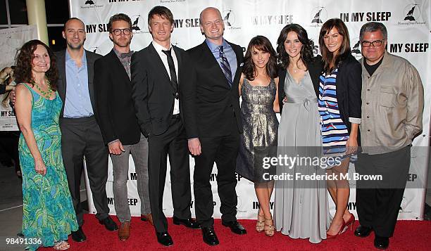 The cast attends the "In My Sleep" film premiere at the Arclight Hollywood on April 15, 2010 in Los Angeles, California.